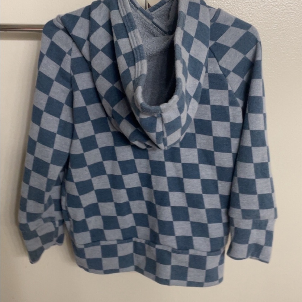 Childhoods Blue Checkered Hooded Pullover - Picture 5 of 7